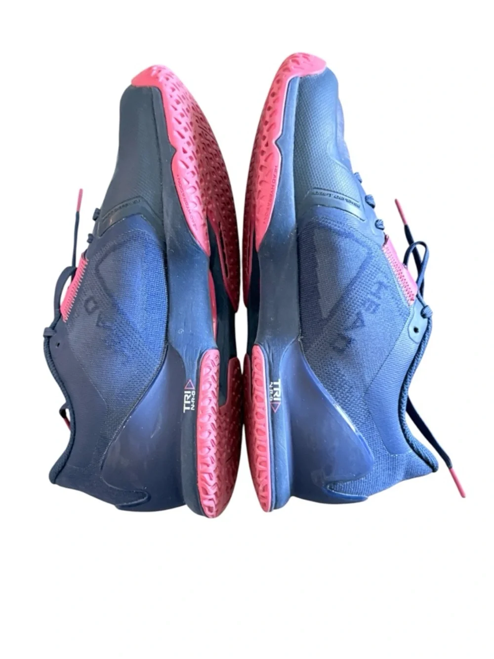 Head Sprint Pro 3.5 women’s 6.5 lace up blue and coral tennis shoes
